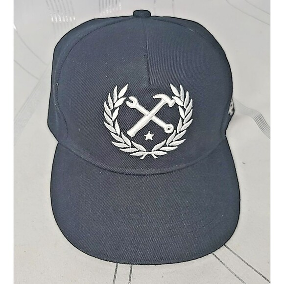 Dixxon Flannel Co. Black & White Hammer Wrench Shield Trucker Snapback Hat - Picture 9 of 9